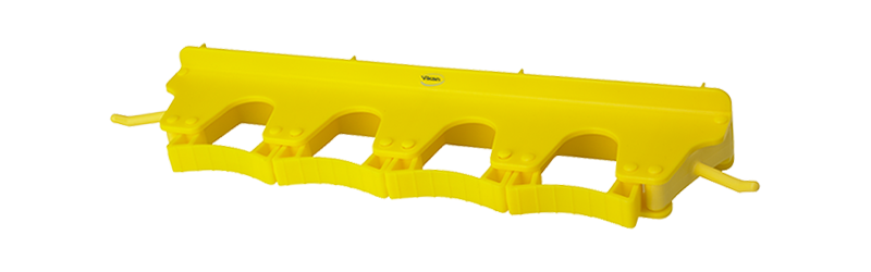 Vikan Yellow Wall Bracket for 4-6 Products