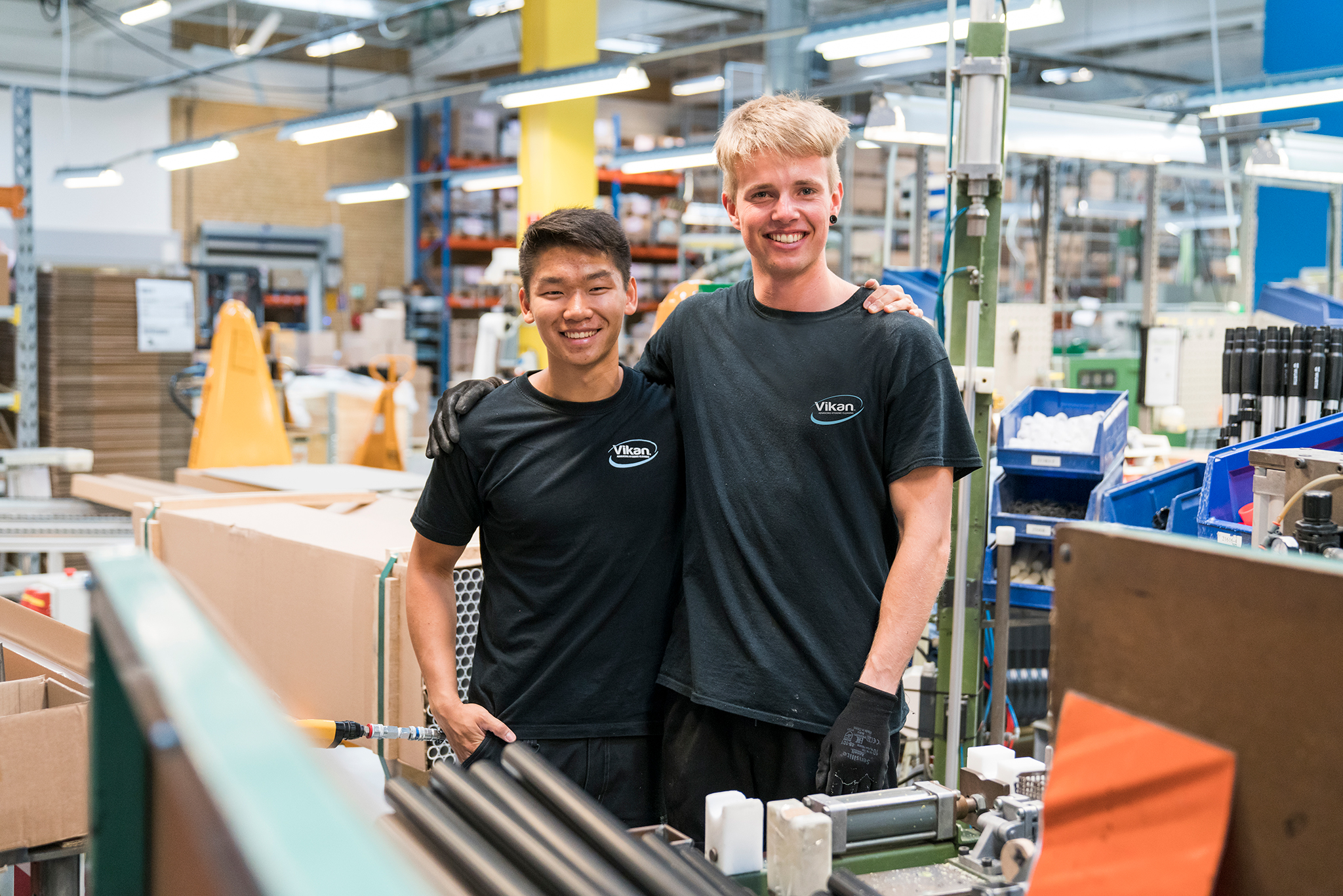 Vikan employees from production