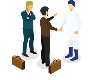 Close relations with customers