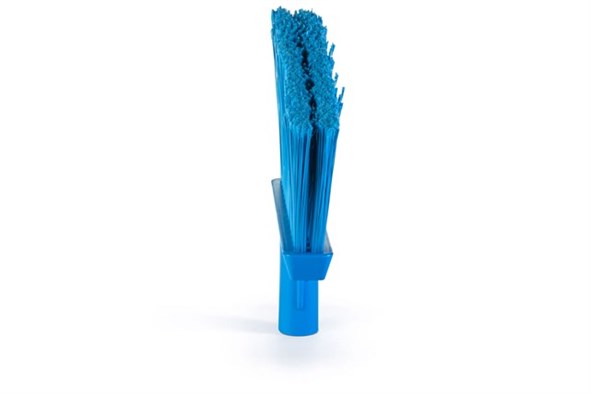 Vikan Soft Bristle Dish Scrub Brush, 2 x 10.5 inch, Blue