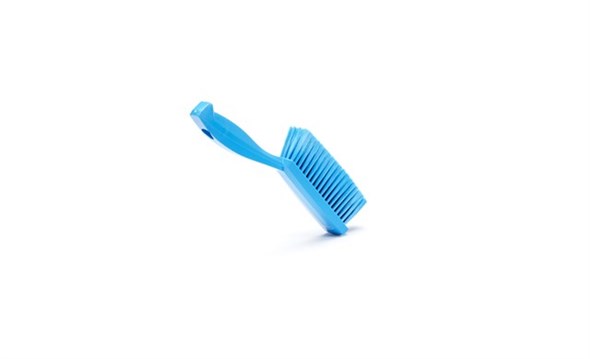 932908-8 Vikan Soft Bristle Hand Scrub Brush, 2 x 7 inch, Blue