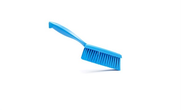 Medium Blue Plastic Hand Brush, For Cleaning, Size: 10 Cm