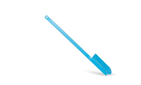 Ultraschmale Reinigungsbürste mit langem Stiel, 600 mm, medium, Blau 41973