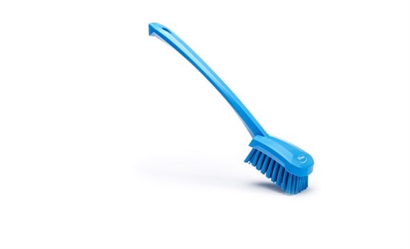 Vikan Long Handle Scrubbing Brush- Stiff - Ogena Solutions