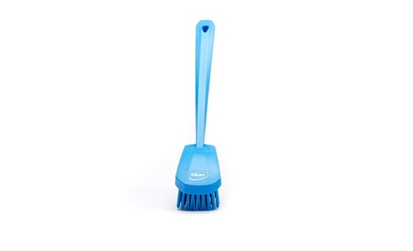 Vikan Long Handle Scrubbing Brush- Stiff - Ogena Solutions