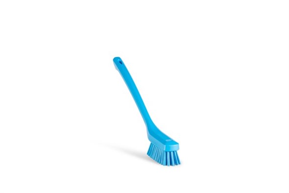 Cepillo de limpieza angosto con mango largo, 420 mm, Duras, Azul 41853