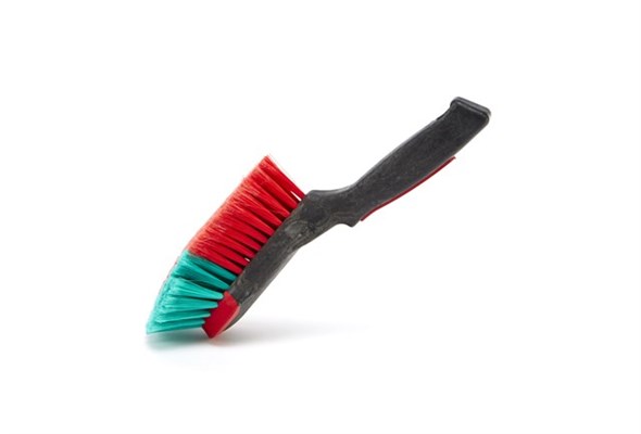 Brosse à main ergonomique, 320 mm, Souple/fleuré, Noir 524652