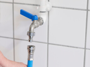 Vikan Hot Water Hose, 1/2" (Q), 20000 mm, Blue