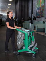 Vikan HyGo Waste Bag Holder Kit, 470 mm, Grey