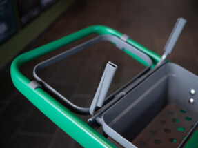 Vikan HyGo Waste Bag Holder Kit, 470 mm, Grey