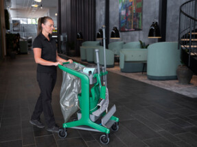 Vikan HyGo Waste Bag Holder Kit, 470 mm, Grey