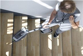 Vikan Damp 43 mop, Hook & Loop, 25 cm, Grey