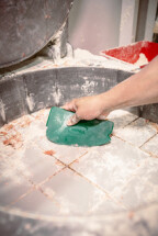 Vikan Hand Scraper, flexible, Metal Detectable, 165 mm, Blue