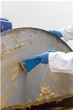 Vikan Nylon Hand Scraper, 100 mm, Blue