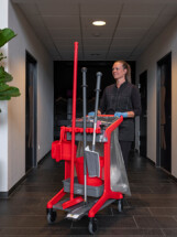 Vikan HyGo Waste Bag Holder Kit, 470 mm, Grey