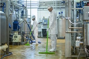 Vikan Aluminum Handle, Ø31 mm, 1310 mm, Blue