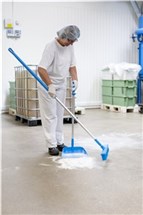 Vikan Aluminum Handle, Ø31 mm, 1310 mm, Blue