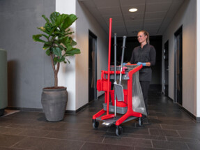 Vikan HyGo Waste Bag Holder Kit, 470 mm, Grey