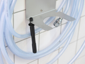 Vikan Cold water hose, 1/2" (Q), 10000 mm, Transparent