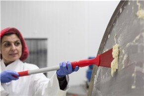 Vikan Nylon Scraper with Threaded Handle, 100 mm, Blue