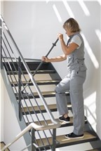 Vikan Damp 43 mop, Hook & Loop, 25 cm, Grey