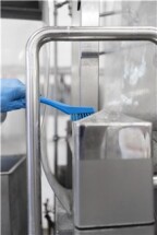 Vikan Detail Brush, 205 mm, Very hard, Blue