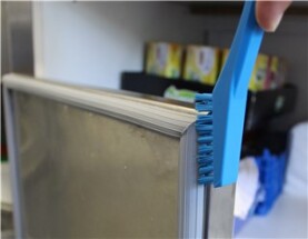 Vikan Detail Brush, 205 mm, Very hard, Blue