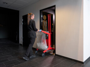 Vikan HyGo Waste Bag Holder Kit, 470 mm, Grey