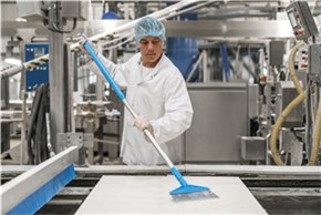 Vikan Aluminum Handle, Ø31 mm, 1310 mm, Blue