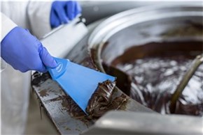 Vikan Nylon Hand Scraper, 100 mm, Blue