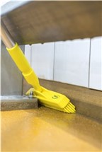 Vikan Aluminum Handle, Ø31 mm, 1310 mm, Blue