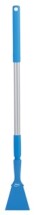 Vikan Nylon Scraper with Threaded Handle, 100 mm, Blue