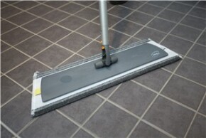 Vikan DampDry 31 microfibre mop, Hook & Loop, 40 cm, Grey
