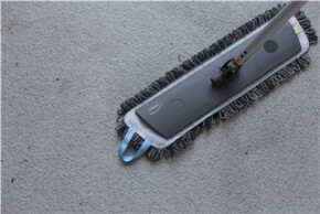 Vikan Damp 47 Dark microfibre mop, Hook & Loop, 40 cm, Grey