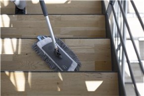 Vikan Damp 43 mop, Hook & Loop, 25 cm, Grey