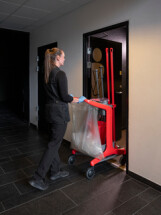 Vikan HyGo Waste Bag Holder Kit, 470 mm, Grey