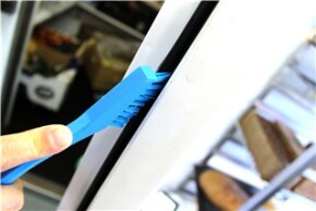 Vikan Detail Brush, 205 mm, Very hard, Blue