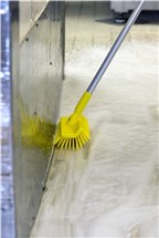 Vikan Aluminum Handle, Ø31 mm, 1310 mm, Blue