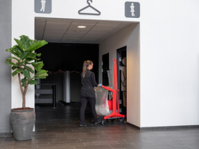 Vikan HyGo Waste Bag Holder Kit, 470 mm, Grey