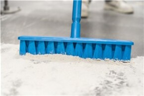 Vikan UST Broom, 400 mm, Soft, Blue