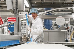 Vikan Aluminum Handle, Ø31 mm, 1310 mm, Blue