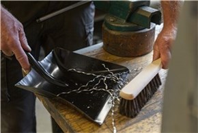 Vikan Dustpan, metal, 245 mm, Black