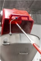 Vikan Push-Pull Hoe, 270 mm,Blue