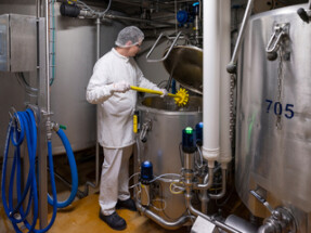 Vikan Ultra Hygienic Handle, Ø32 mm, 1000 mm, Blue