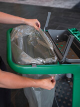 Vikan HyGo Waste Bag Holder Kit, 470 mm, Grey