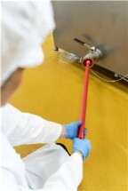 Vikan Ultra Hygienic Handle, Ø32 mm, 1000 mm, Blue