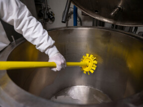 Vikan Ultra Hygienic Handle, Ø32 mm, 1000 mm, Blue