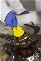 Vikan Nylon Hand Scraper, 100 mm, Blue