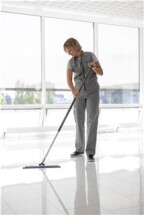 Vikan DampDry 31 microfibre mop, Hook & Loop, 40 cm, Grey
