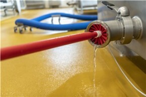 Vikan Ultra Hygienic Handle, Ø32 mm, 1000 mm, Blue